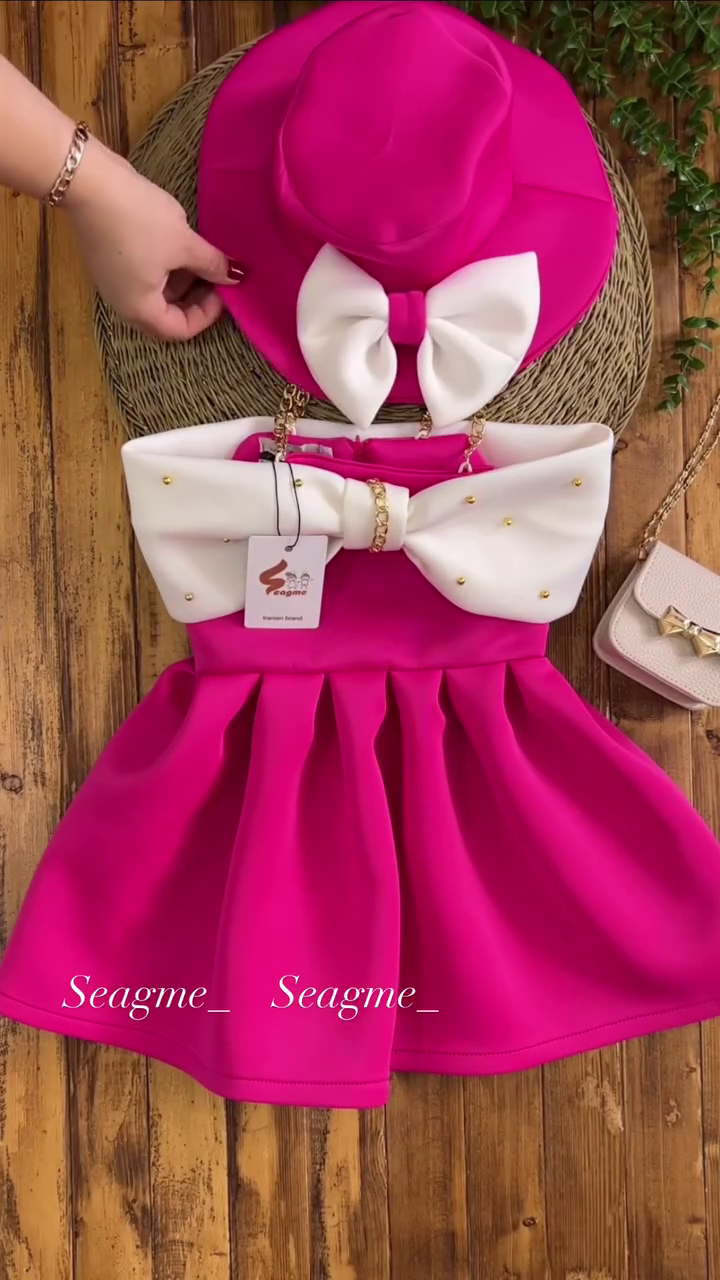 ✨ Adorable Princess Bow Dress – Pastel Elegance Collection ✨