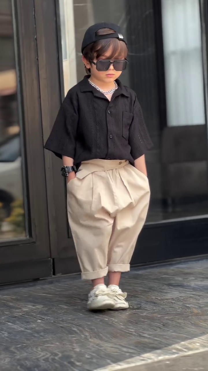 🕶️🔥 “Mini Rockstar Streetwear Set – Premium Trendy Boys Outfit” 🔥🕶️