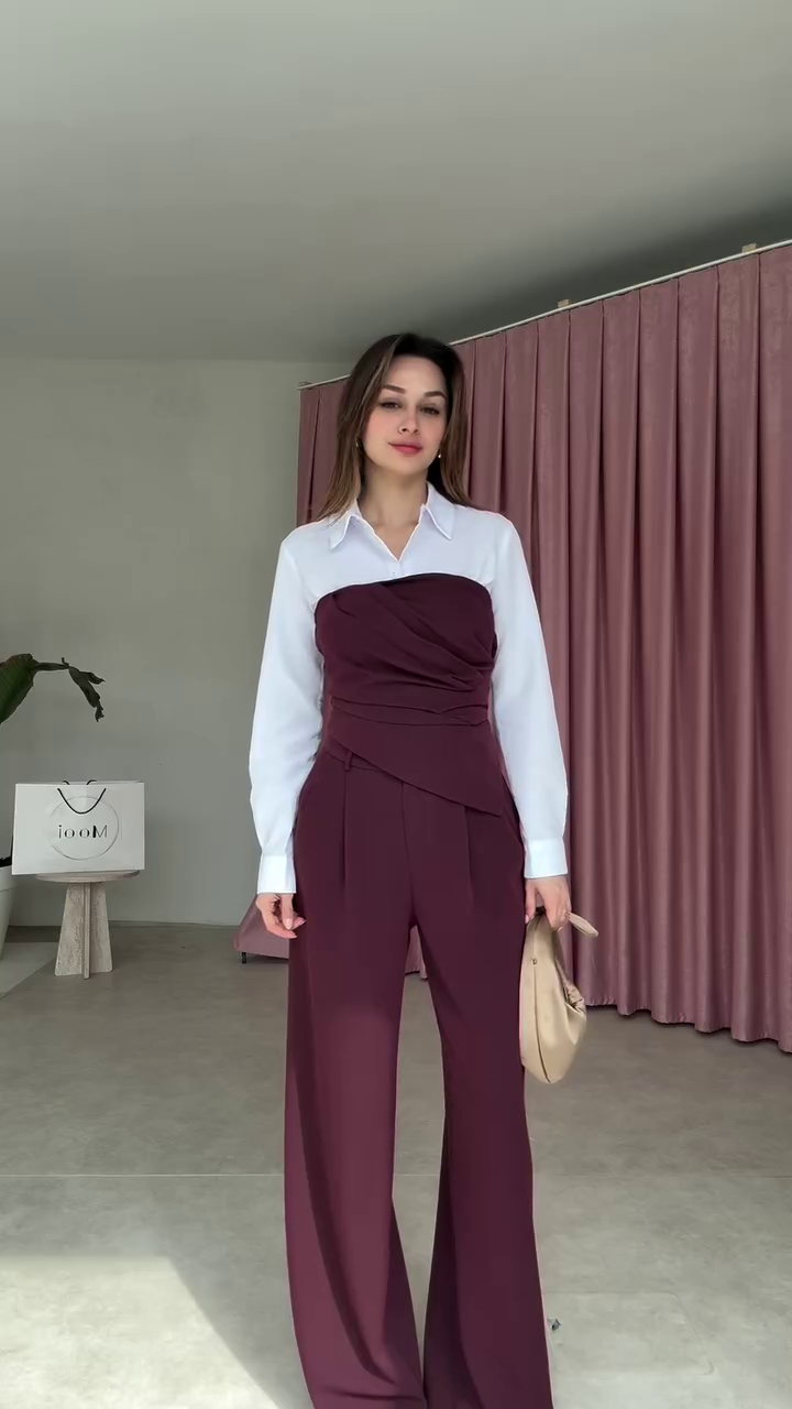 💼✨ “Elite Layered Jumpsuit Set – The Boss Lady Power Look” ✨💼  Available in Multiple Designs, Colours & Sizes XXS–XXL