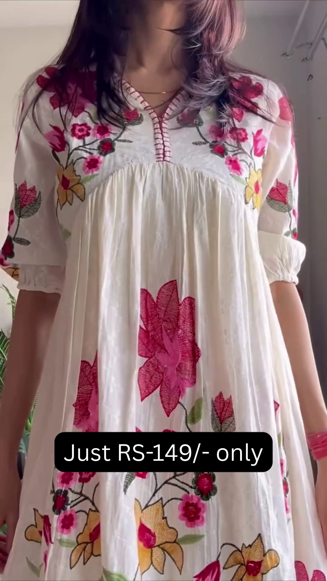 🌸 Blossom Breeze Floral Midi Dress – Soft Elegance in Every Twirl ✨