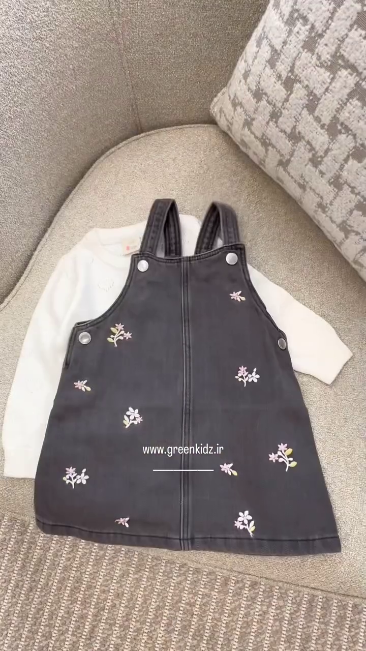 🧸 Little Adventure Denim Dungaree Set – Cute Kids Everyday Outfit