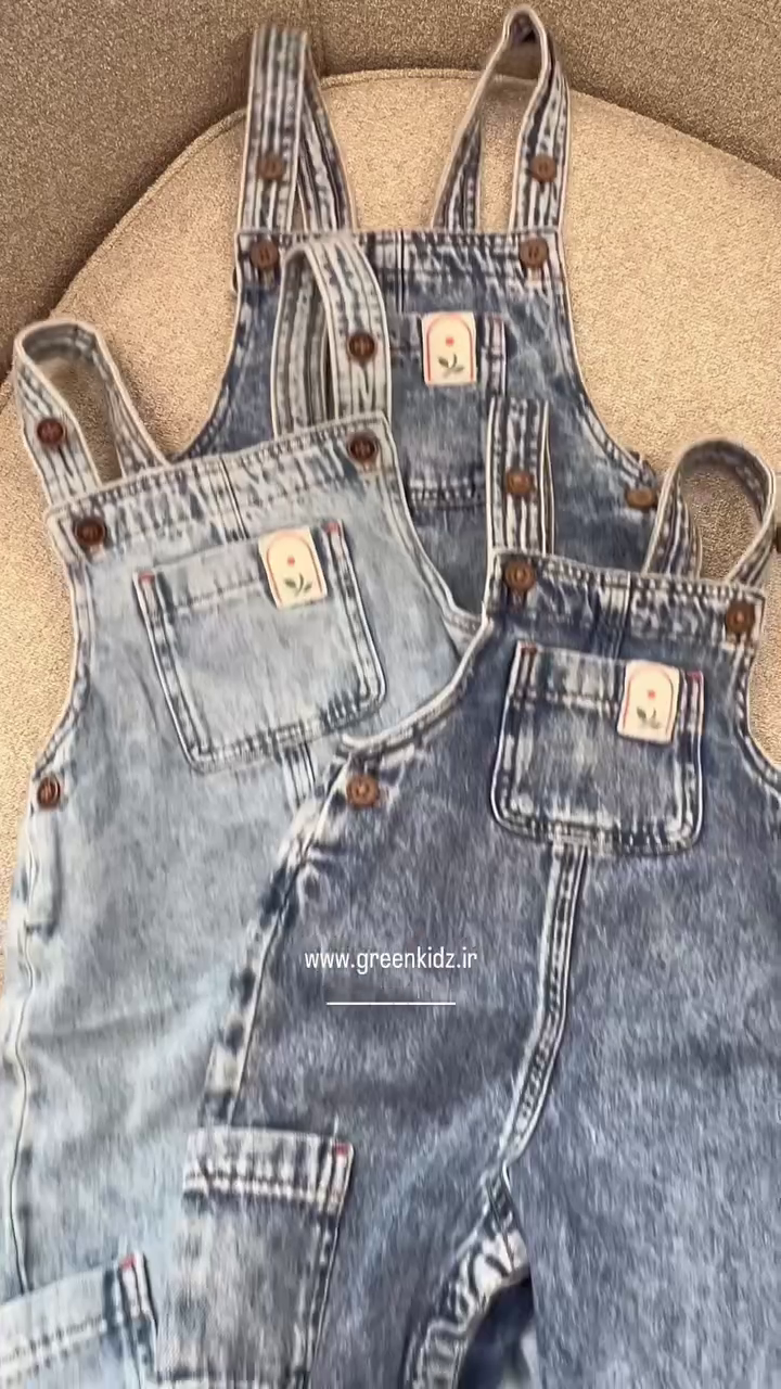 🧸 Little Adventure Denim Dungaree Set – Cute Kids Everyday Outfit