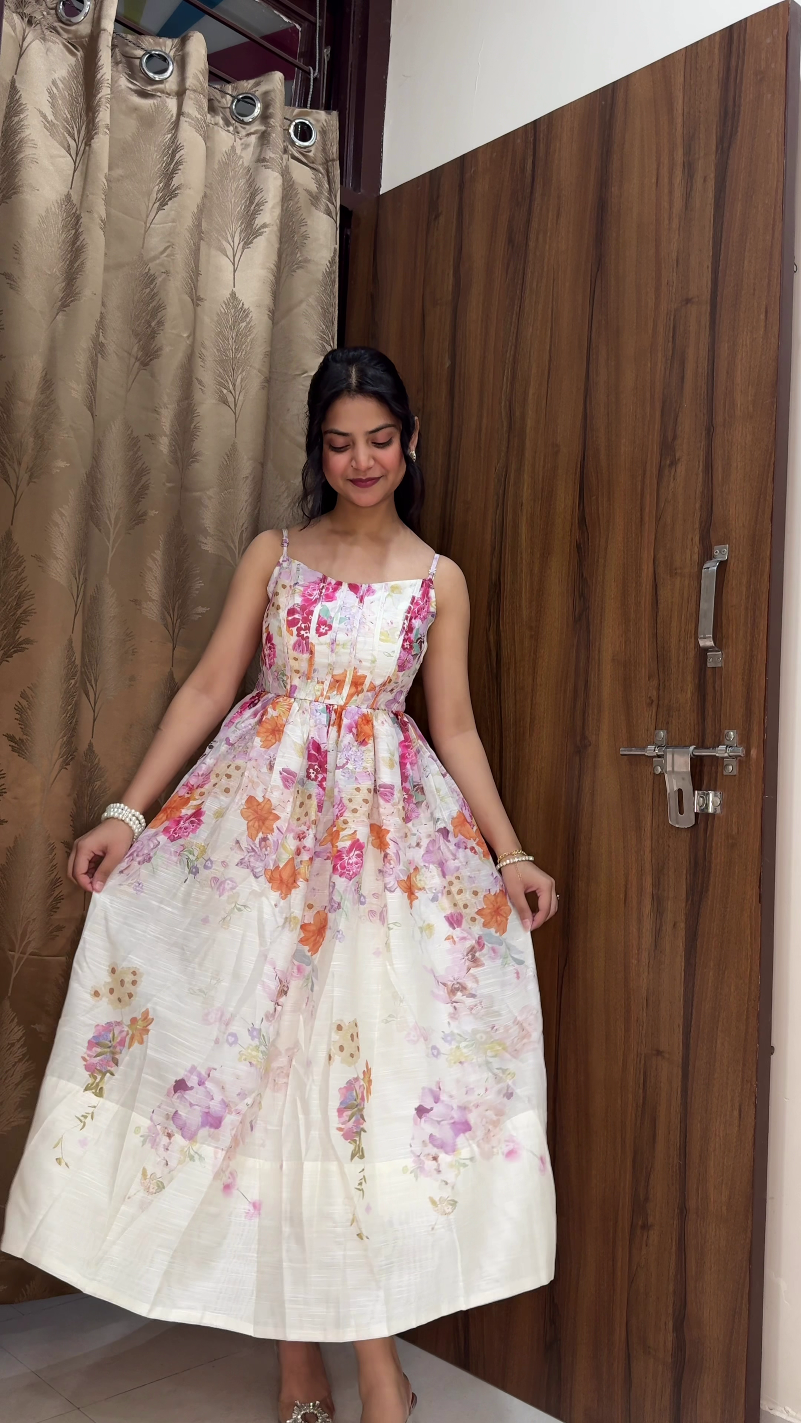 Blossom Garden Elegance Midi Dress 💐 | Floral Fit & Flare Summer Dress (XXS–XXL, Multi-Color & Designs Available)