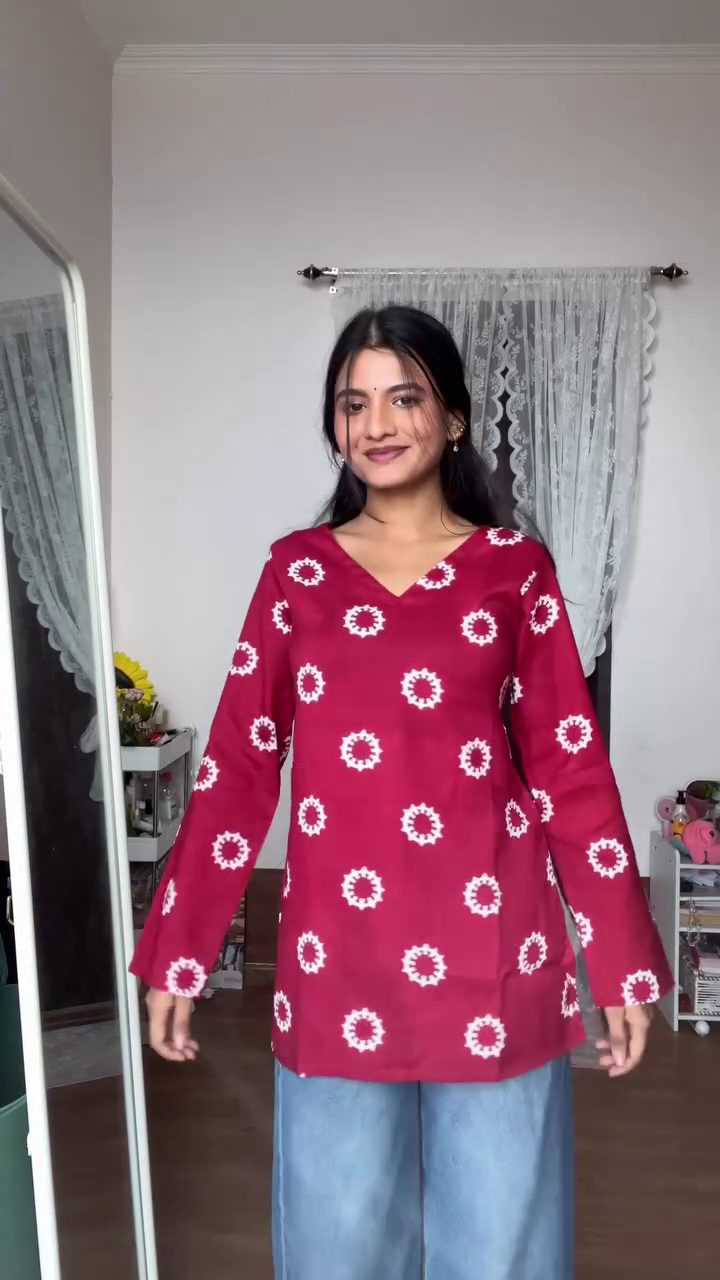 🌿 Fresh Bloom Floral Kurta – Everyday Chic Collection 🌿