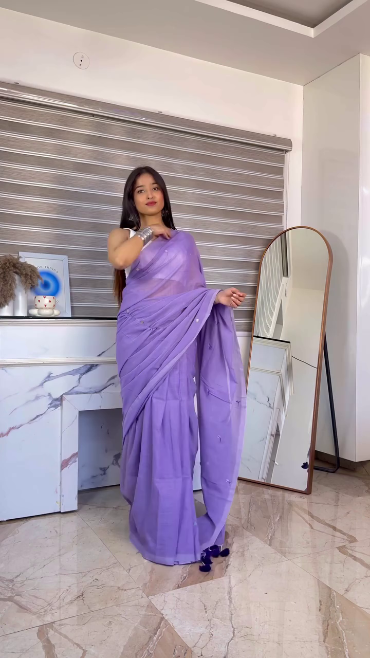 Lime Indigo Handloom Saree 💚💙 | Artistic Tie-Dye Inspired Elegance