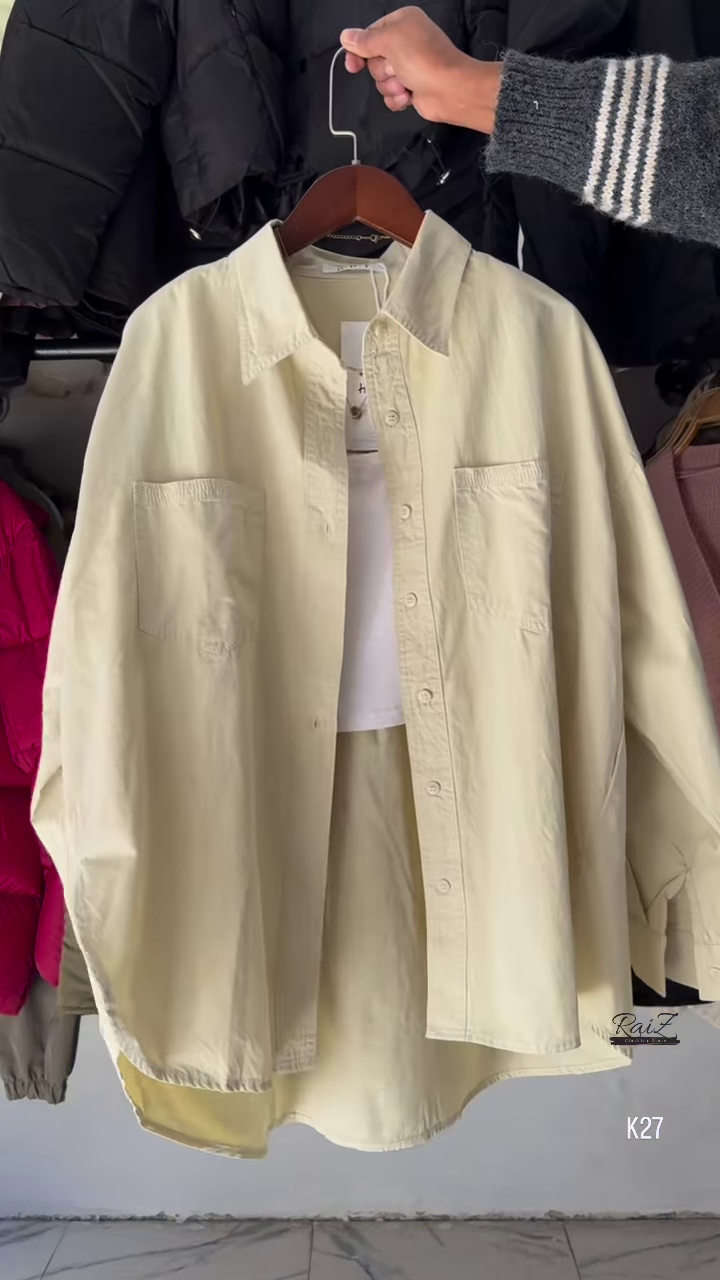 Oversized Cotton Shirt – Effortless Chic in 5 Colors - Image 5