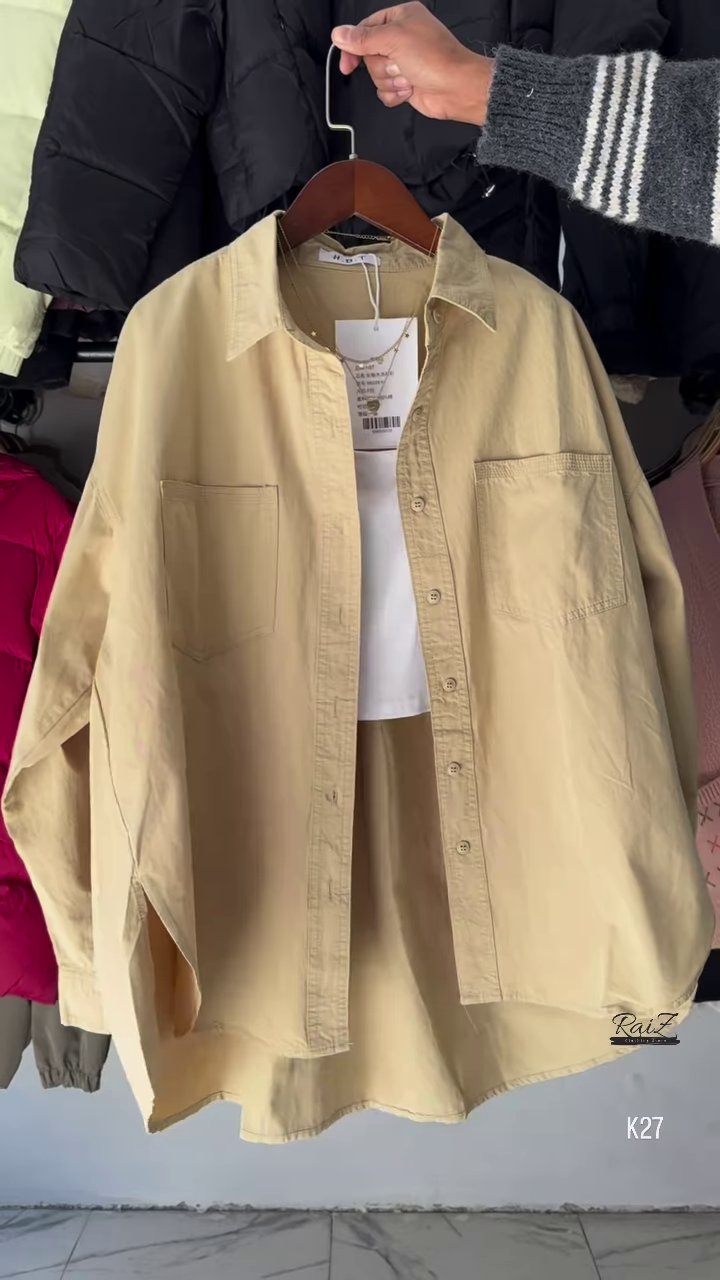 Oversized Cotton Shirt – Effortless Chic in 5 Colors - Image 2