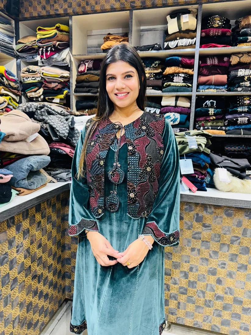 A-Shape Shirt with Afghani Bottom - Image 2
