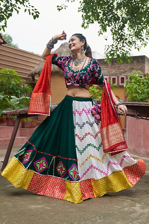 Multi Color Designer Chaniya Choli Special for Garba Night
