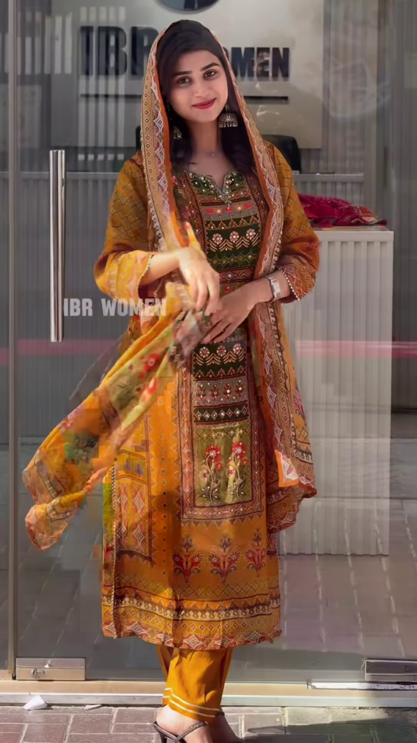Vibrant Fusion: Traditional Elegance Meets Modern South Asian Fashion - Image 4