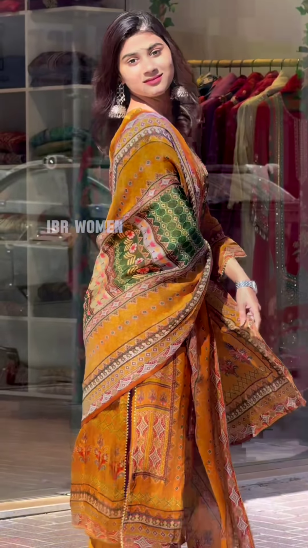 Vibrant Fusion: Traditional Elegance Meets Modern South Asian Fashion - Image 3