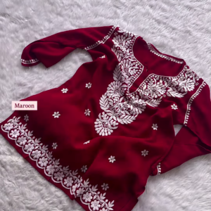 Chikankari Short Kurti – Breezy Summer Elegance