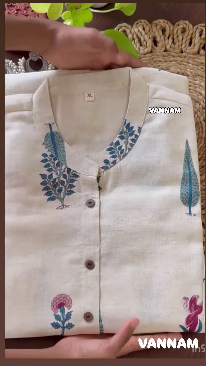 Elegant Off-White Printed Kurti Set – 4 Colors, 3-Piece Collection