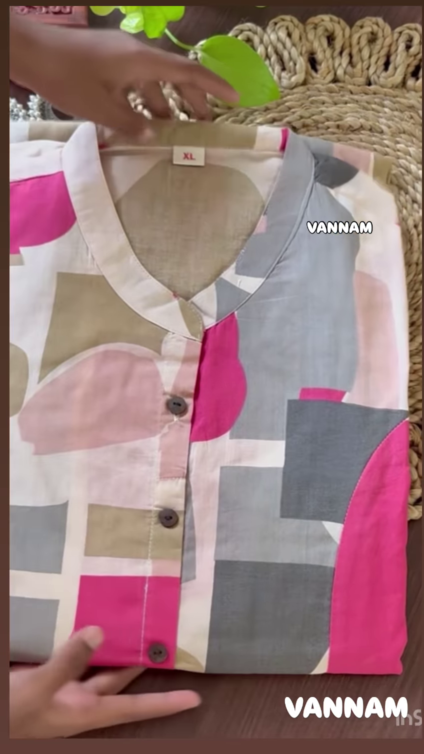 Elegant Off-White Printed Kurti Set – 4 Colors, 3-Piece Collection - Image 4