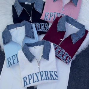 polo shirt lapel short-sleeved T-shirt waffle summer loose Korean design