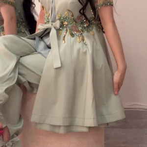 Trendy Grey Colour Georgette Butti Womens Wear
