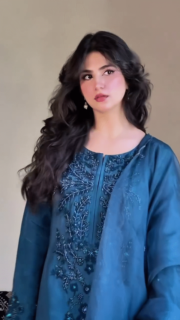 Launching New Đěsigner Party Wear Look Pur Natural Crepe Top & Palazzo With Dupatta set - Image 12